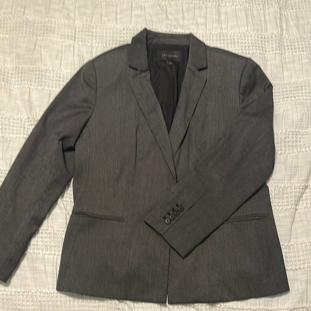 Ann Taylor Factory Gray Blazer size 16